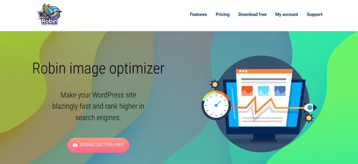 WordPress image optimization  Webcraftic Robin image optimizer PRO