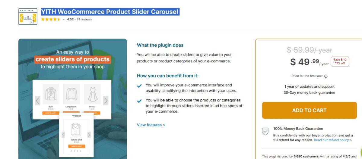 YITH WooCommerce Product Slider Carousel